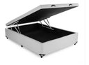 Ver imagem 3 de Cama Viuva Box Baú 128x188 - Suede - Bege