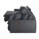 Ver mais imagens de Sofá Cama 3 Lugares Retrátil Reclinável 270cm Veludo com Molas Ensacadas Apolo Yescasa