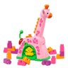 Blocos de Montar - Baby Land - Girafa de Atividades - Rosa - Cardoso Toys - 1