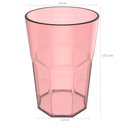 Ver imagem 3 de Conjunto 6 Copos Jogo de Copos para Suco Água 400ml Rosa Quartzo
