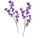 Ver imagem 3 de 9 Cerejeiras Artificial Lilás Premium Flores Decorativas Alta Qualidade