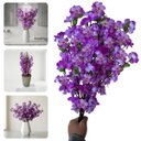 Ver imagem 6 de 9 Cerejeiras Artificial Lilás Premium Flores Decorativas Alta Qualidade