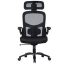 Ver imagem 2 de Cadeira Escritório Plus Size Nr-17 Presidente BLM922P Blume Tela Mesh Preto até 180kg Base Rodizio