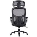 Ver imagem 3 de Cadeira Escritório Plus Size Nr-17 Presidente BLM922P Blume Tela Mesh Preto até 180kg Base Rodizio