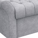 Ver imagem 5 de Puff Baú 160cm Charles Boucle Cinza - Sallar Home