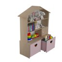 Ver imagem 4 de Armário Casinha Organizadora Maia Rose e Carvalho 100% Mdf