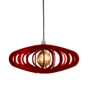 Ver imagem 1 de Luminária Teto Lustre Pendente Balcão Cozinha Sala Egito:Vermelho