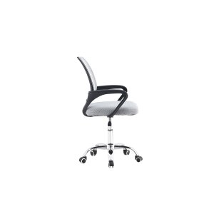 Cadeira Escritório Stance Plus Tela Mesh Cinza Pc Consultório Trabalho Pé Rodizio Secretaria Diretor