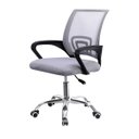 Ver imagem 2 de Cadeira Escritório Stance Plus Tela Mesh Cinza Pc Consultório Trabalho Pé Rodizio Secretaria Diretor