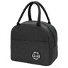 Bolsa Térmica Organizadora em Poliéster de Mão para Marmita Preta - 3