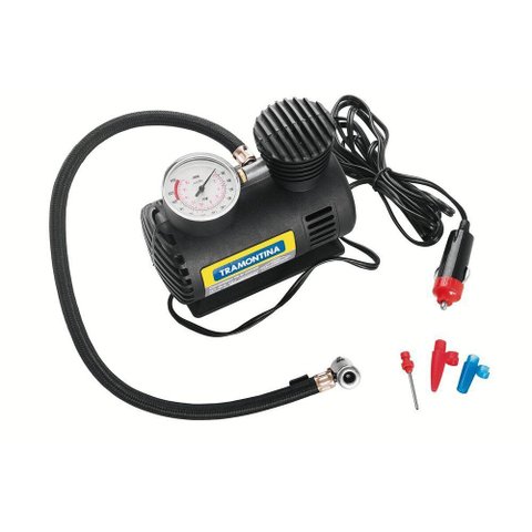 Compressor de Ar Portatil Tramontina para Carros 300 Psi 50 W 12 V