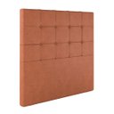 Ver imagem 1 de Cabeceira Casal Berlim em Veludo com Sapata Cor Terracota Sonhar 10022VL-35 - TERRACOTA