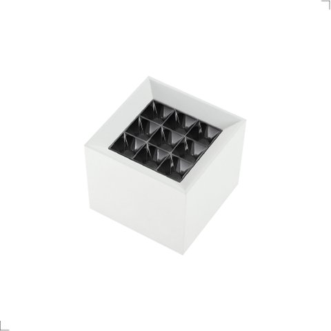 Luminária Spot Soul de Sobrepor Quadrado 10w Led 2700k Branco Quente Bivolt 560lm Branco