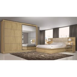 Guarda-roupa Casal com Espelho 2 Portas 6 Gavetas Sevilha 7773 Flex Color - 5
