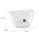 Ver imagem 3 de Balde de Gelo Champanheira 8l Transparente 43x20cm Restaurante Hotel Bar Cerveja Vinho