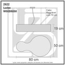 Ver imagem 2 de Lustre Madeira Grande Forma Orgânica Wood8050 - Jequitibá
