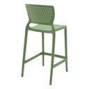 Ver imagem 5 de Banqueta Alta para Cozinha Tramontina Serena Verde Oliva em Polipropileno com Proteção Antimicrobian