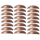 Ver imagem 1 de Kit 24 Puxadores 332 Aniela Concha Cobre Torralba para Móveis Gavetas Armários