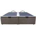 Ver mais imagens de Base Cama Box Baú Casal King Size Suede Bege