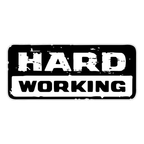 Adesivo Hard Working Strada