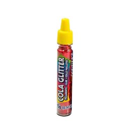 Cola Glitter Acrilex 15g C/12 Vermelha - 1