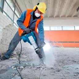 Martelo Demolidor com SDS MAX 1700w Bosch GSH 11 VC 220V-06113360E0-000 - 2