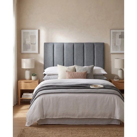 Cabeceira Cama Box para Queen 158cm Jade Suede Grafite