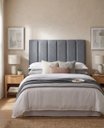 Ver imagem 1 de Cabeceira Cama Box para Queen 158cm Jade Suede Grafite