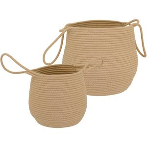 Chartier Cesta Tecido Natural 2pç