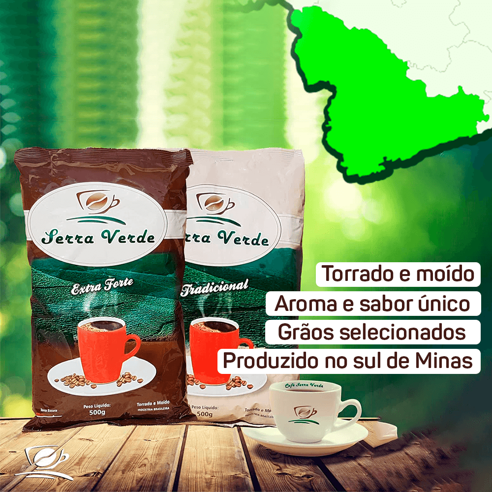 Café Torrado Moído Tradicional Sul de Minas 500g Serra Verde Serra Verede Cafe Serra Verde Tradicion - 3