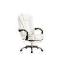 Ver imagem 1 de Cadeira de Escritorio Presidente Ergonomica Apoio para Pés - Branco