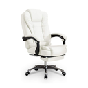 Ver imagem 3 de Cadeira de Escritorio Presidente Ergonomica Apoio para Pés - Branco