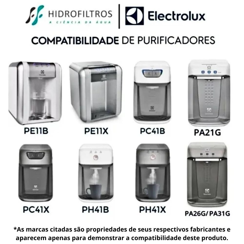 Kit 3 Refil Para Filtro Electrolux Pe11x Pe11b Pa21g 26g 31g - 2