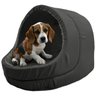 Cama Pet Iglu Raça Grande para Cachorro e Gato com Almofada - Preto - 2