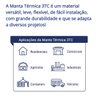 Manta Termoacustica 3TC Isolantes 2 faces 10 mm (1,25 x 8,00) 10 m² 3TC Isolamentos - 6