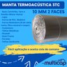 Manta Termoacustica 3TC Isolantes 2 faces 10 mm (1,25 x 8,00) 10 m² 3TC Isolamentos - 2