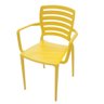 Cadeira Sofia com Braço Amarela Tramontina - 1