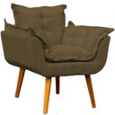 Ver imagem 4 de Kit Namoradeira Decorativa + 2 Poltronas Reforçadas para Amamentação Suede