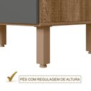 Ver imagem 5 de Kit 02 Balcoes Para Banheiro Cj16 Carvalho Rust Chumbo