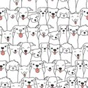 Ver imagem 1 de Papel de Parede Baby Cute Cachorrinhos - 3,30x0,50m