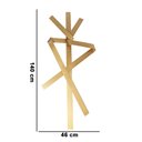 Ver imagem 4 de Escultura Decorativa Artesanal Vertical Dourado 1,40m - D'Rossi