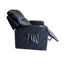 Ver imagem 1 de Poltrona Papai com Porta Copo Reclinável Massageador Courino:preto