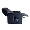 Poltrona Papai com Porta Copo Reclinável Massageador Courino:preto - 6