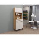 Ver imagem 4 de Kit Cozinha Itália 03 Portas e 01 Gaveta Arte Móveis Cinamomo/off White