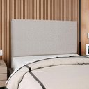 Ver imagem 2 de Cabeceira Casal 140 Cm com Frame Luna Linho Cinza Artte