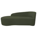 Ver imagem 3 de Kit Sofá Curvo França 140cm L.e e 2 Poltronas Luiza Max Conforto, Linho Verde