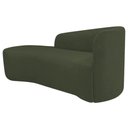 Ver imagem 4 de Kit Sofá Curvo França 140cm L.e e 2 Poltronas Luiza Max Conforto, Linho Verde