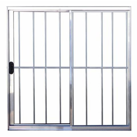 Janela de Alumínio Brilhante Vitro de Correr 2 Folhas Com Grade CMC Modular - 1.20 (L) X 1.00 (A)