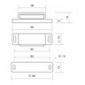Fecho Magnético Porta Guarda-Roupa E Armário 10 com Para - 2
