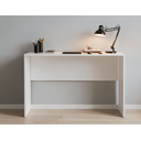 Ver imagem 3 de Escrivaninha Branca Minimalista para Home Office 90cm
